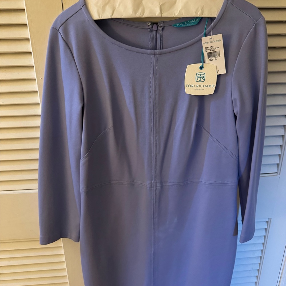 Tori Richard Women's Lavender Long Sleeve Dress